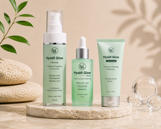 Hysell Glow Triple Skin Care Bundle - FREE SHIPPING!
